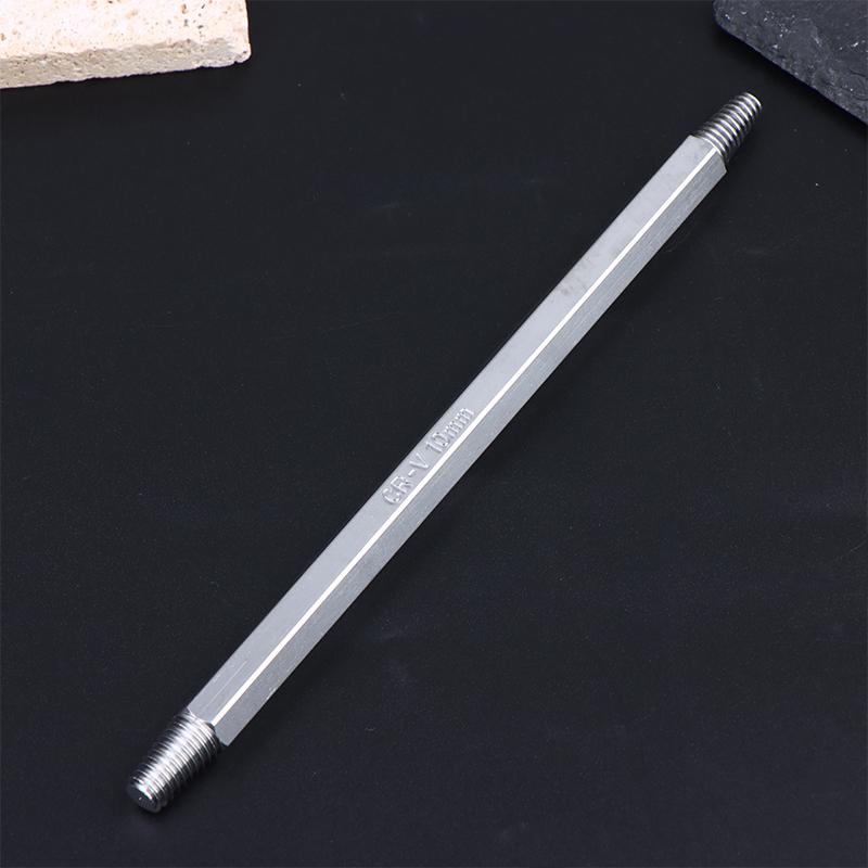 Broken Spark Plug Remover 5 Piece Reverse Thread Extractor Set Inverted Cone Hexagon Design for Car Engine Maintenance Garage