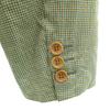mila schon uomo Check Pattern tailored jacket 52 Yellowish green Men's Used