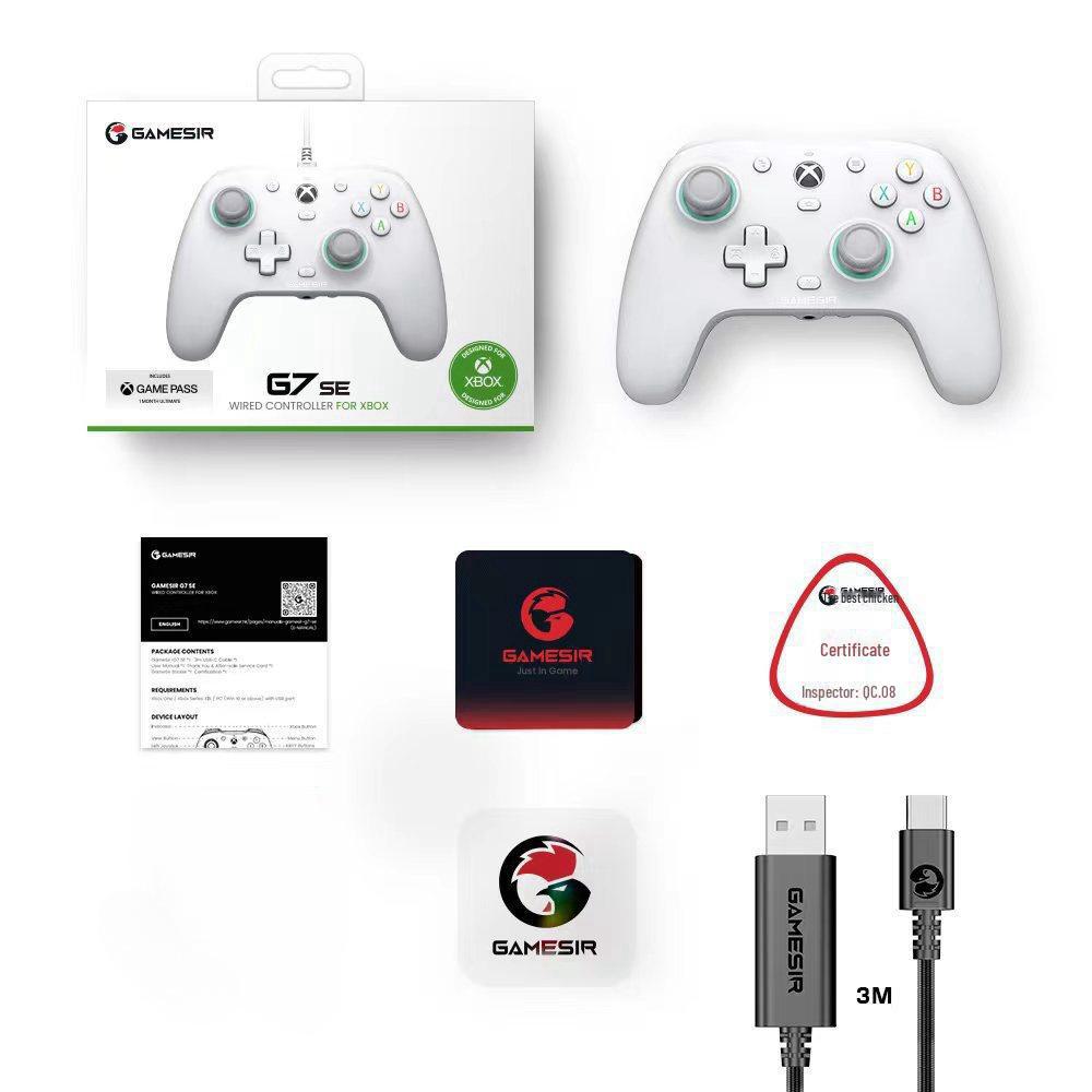 GameSir G7SE Проводной игровой контроллер для Xbox и ПК — совместимый со Steam, Black Myth Wukong Edition