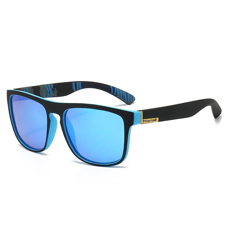 New men's polarized sunglasses, colorful film sports sunshades, European and American elastic paint sunglasses