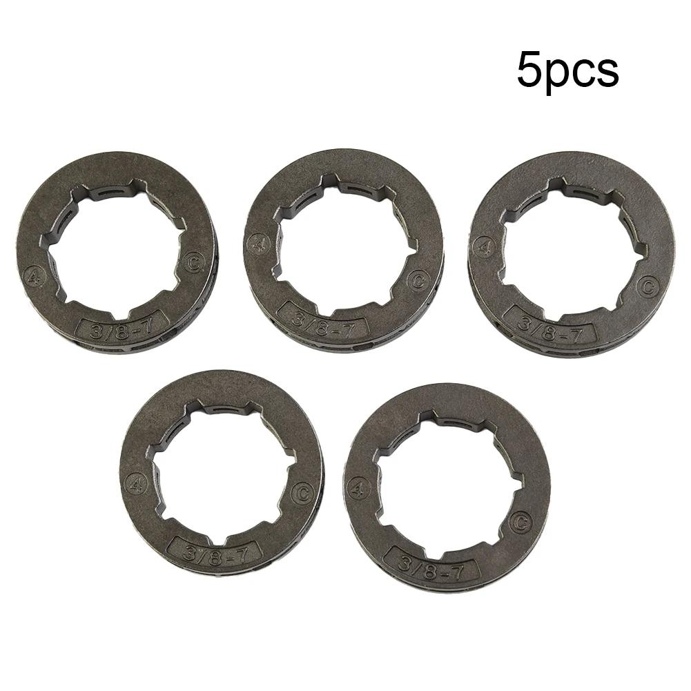 Garden Tools Rim Sprocket Outdoor Rim 3/8 7 Tooth 5pcs Chain Sprocket For Chainsaw Highly Match MS461 High Quality