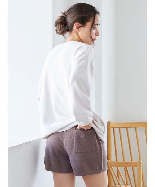 Gelato Pique CAT JQD Pullover PWNT244065 BEG Free Size Women's