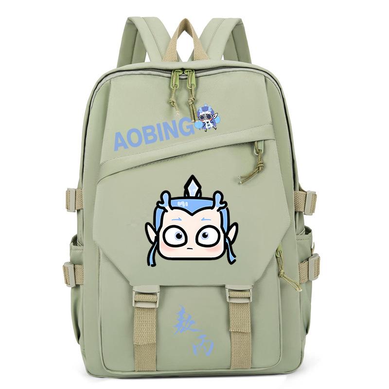 2025 High-value and large-capacity Aobing surrounding Nezha 2 printing leisure students to reduce the burden of schoolbags and backpacks