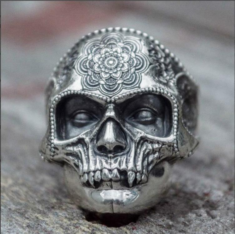 

Personalized Men S Skull Men S Ring Creative Domineering Punk Fashion Ring Big Promotion 1-2 Yuan no. 13