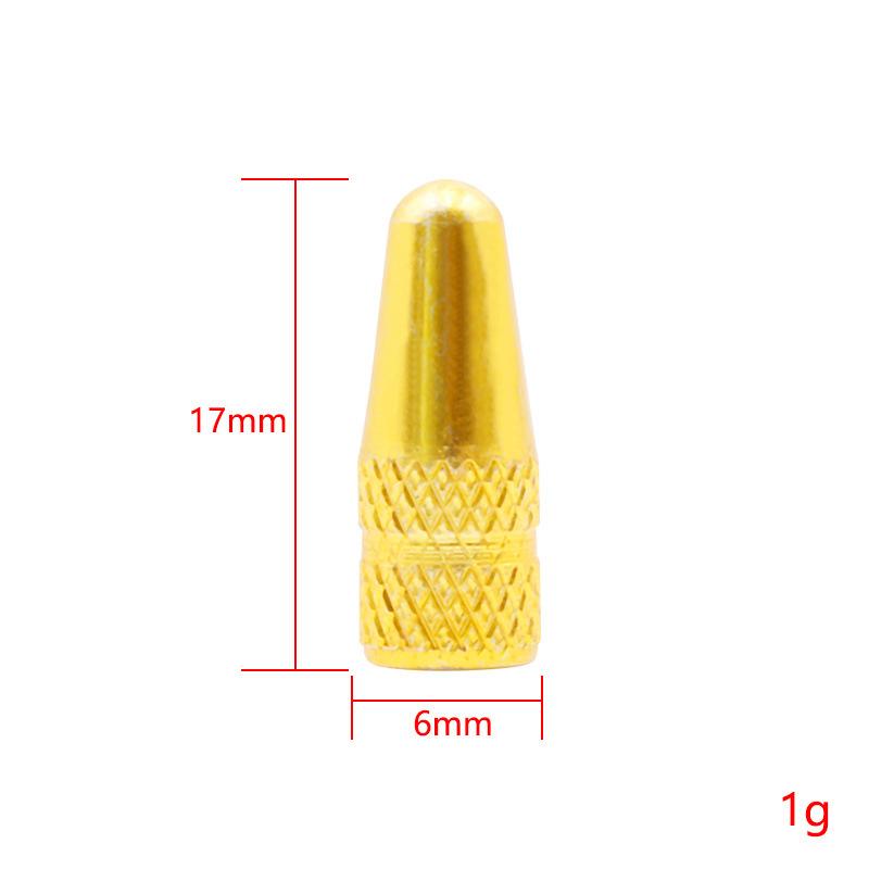 10pcs Aluminum Alloy Tire Prest Valve Cap Road Bike Covered Protector Road Tyre Dustproof Bike Presta Valve Valve Stems 1