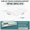 Arched Foam Sitting Pad For Sofas With Highdensity Filling For Comfort And Support At Home