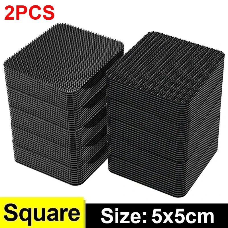 1/2/5/10/20PCS Carpet Fixing Stickers Double Faced High Adhesive Car Carpet Fixed Patches Home Floor Foot Mats Anti Skid Grip Tapes