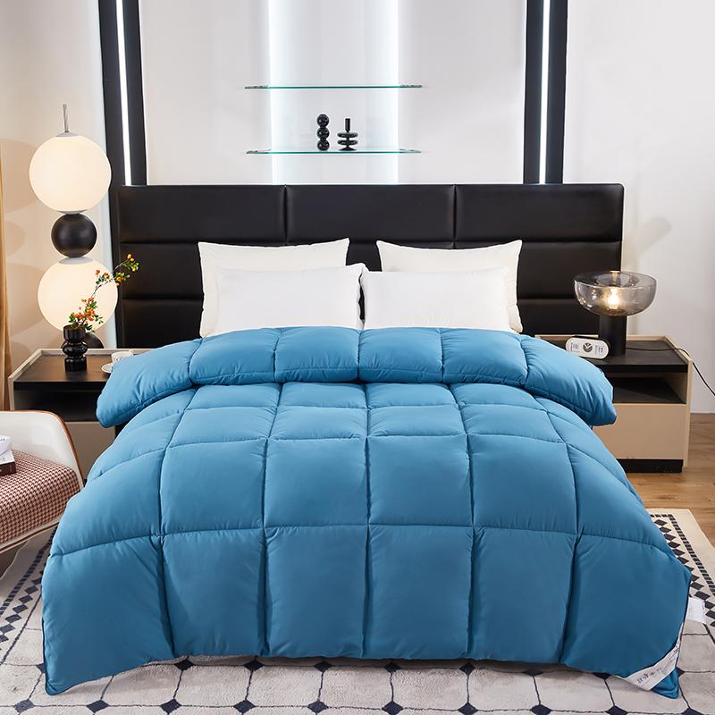 Hotel Style Soy Fibre Goose Down Duvet Bed Velvet Comforter Soft Winter Duvet Very Warm  Quilts Blanket Hotel