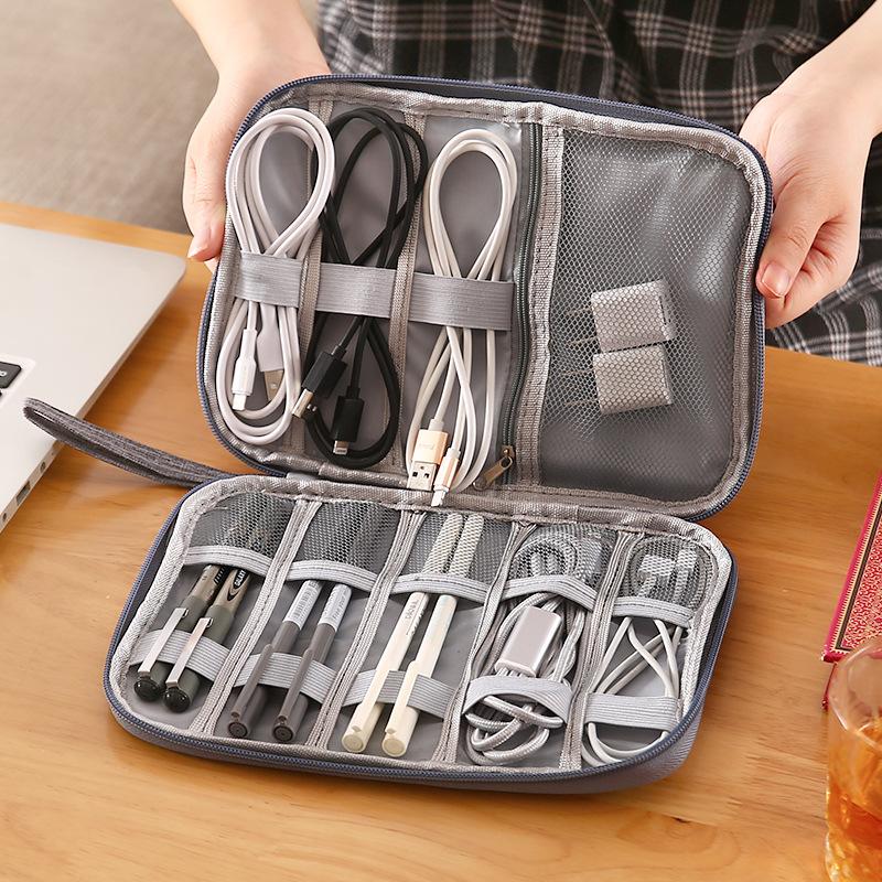 Cheap Digital Accessories Storage Bag Portable Doublelayer Protective