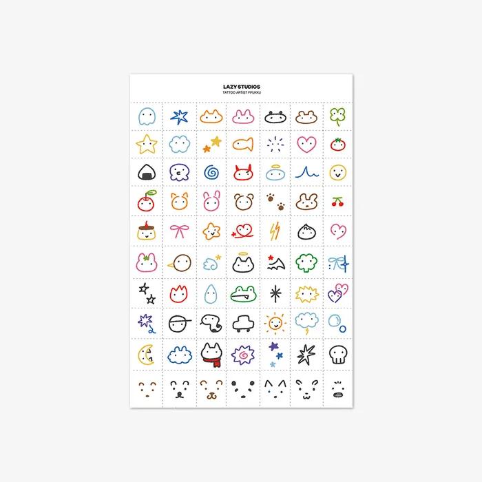 

Тату-мастер Пуку 01 Временная наклейка-тату