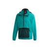 Originals Trefoil Half-Zip Hooded Jacket Men Outerwear Glory-Green FM3684