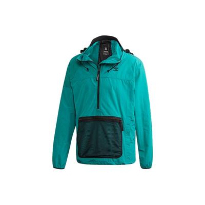 Pánská mikina s kapucí na zip Originals Trefoil Vnější oděv Glory-Green FM3684