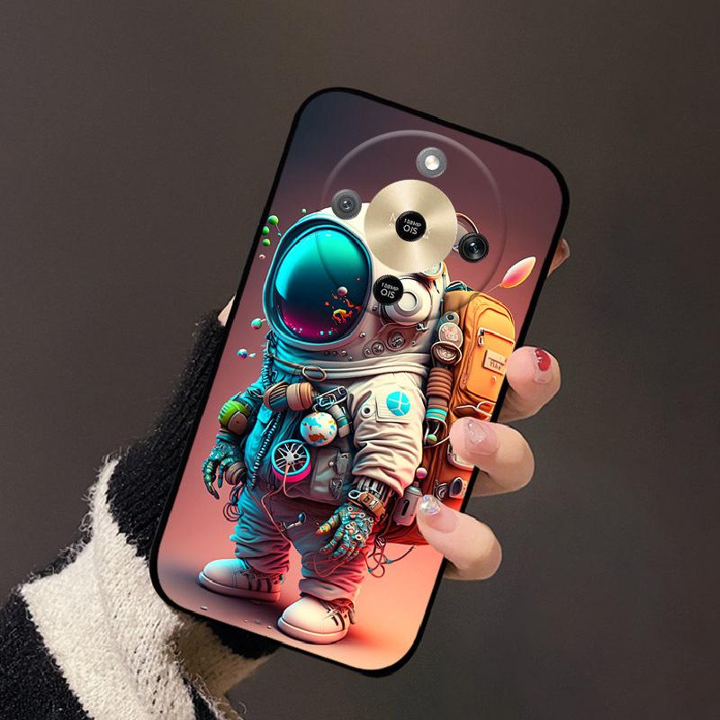 Für Honor X9D X70 Magic8 Lite Hülle Mode Niedlicher Astronaut Silikon Weiche TPU Rückseite Für Honor Magic 8 Lite Stoßfest Fundas