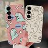 Case For Samsung Galaxy S26 Plus Ultra Cute Cartoon Dinosaur Silicone Protective Cover For SamsungGalaxyS26 Plus S26Ultra Fundas