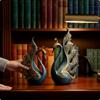 Peacock Figurines Ornate Peacock Figurine Resin Figurines European-Style Table Decoration Sophisticated for Homeowners