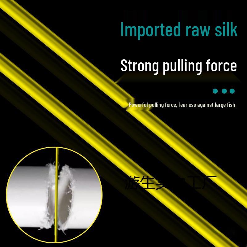 Premium Knot-Free Nylon Fishing Line for Crucian and Carp – High-Tensile, Wear-Resistant, Imported Material.