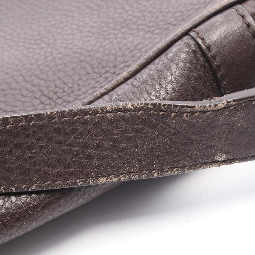 Used GUCCI Shoulder Bag 246381 leather Brown Used mens