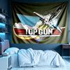 Top Gun Print Tapestry, Lightweight Wall Hanging, for Bedroom, Dorm, Living Room, Home Art Decor, Birthday Christmas Gift for Friends