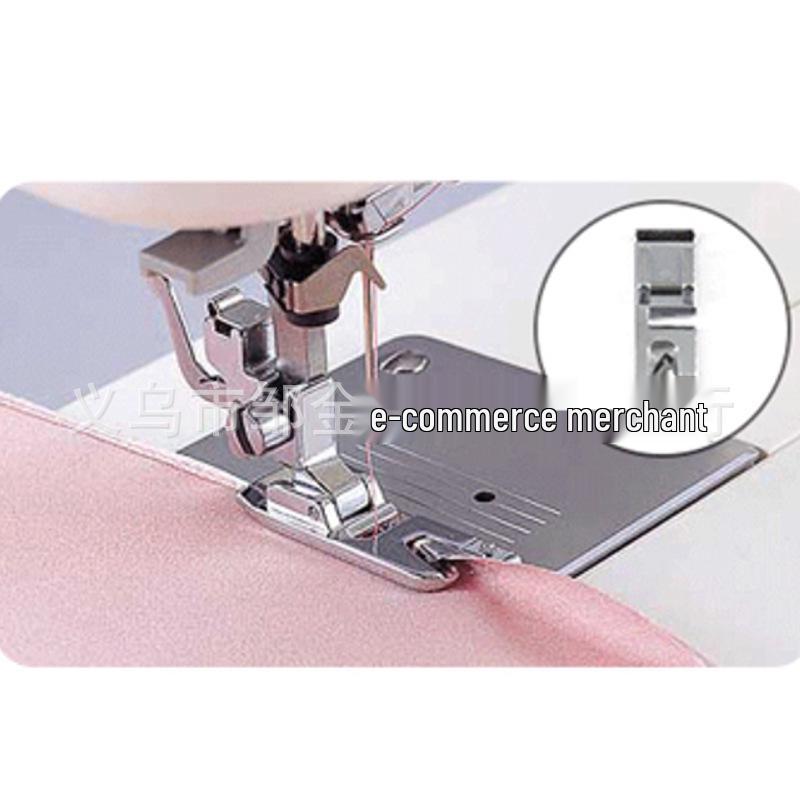 Adjustable Multi-Functional Sewing Machine Presser Foot Set with Fabric Strip, Imitation Synchronous, and Overlocking Features