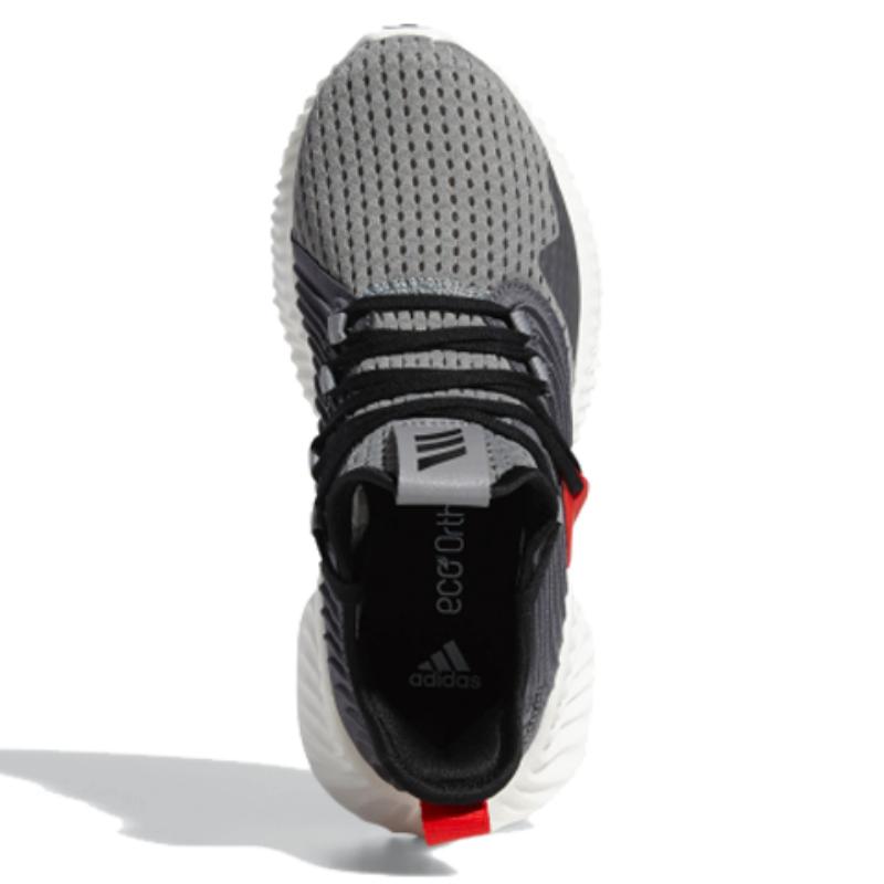 Adidas Alphabounce Instinct CC J Low Top Kids' Running Shoes Gray Red Teenagers Sneakers F36807