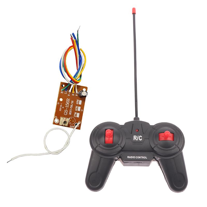 1 Set Car Accessories 27Mhz Circuit 4Ch Rc Remote Control Pcb Transmitter And Receiver Board With Antenna Radio System