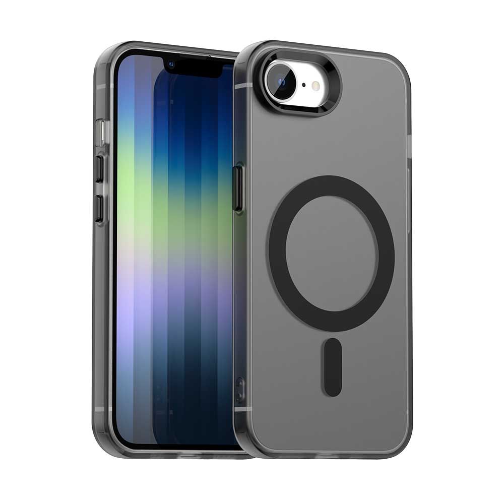 Magnetic Wireless Charging Case For Apple iPhone 16e 16 Pro Max 15 14 Plus Cover Candy Colors Transparent Back Shell Coque