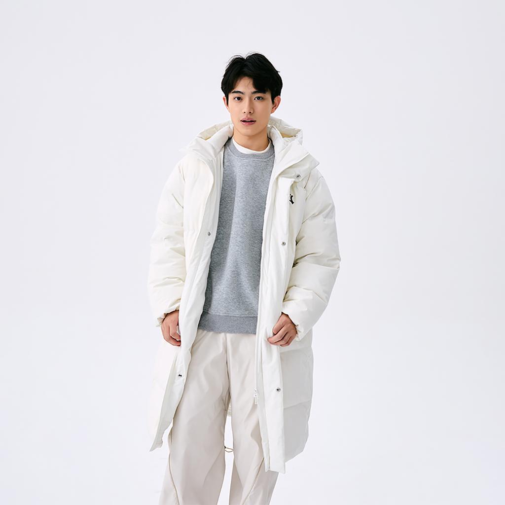 New MLB New York Yankees Basic Collection FW24 Down Jacket Unisex Ivory 3ADJB1846-50CRS