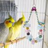 Colorful Bird Block Toys Parrot Break Grinding Stones Cages Bite Chew Training Toys