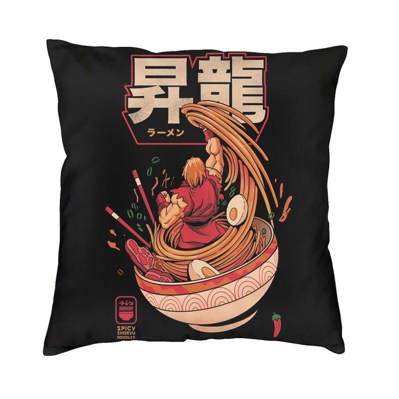 

Japanese Samurai Cat Cushion Covers Sofa Home Decorative Square Throw Pillow Cover 40x40cm 30x30cm 12x12in