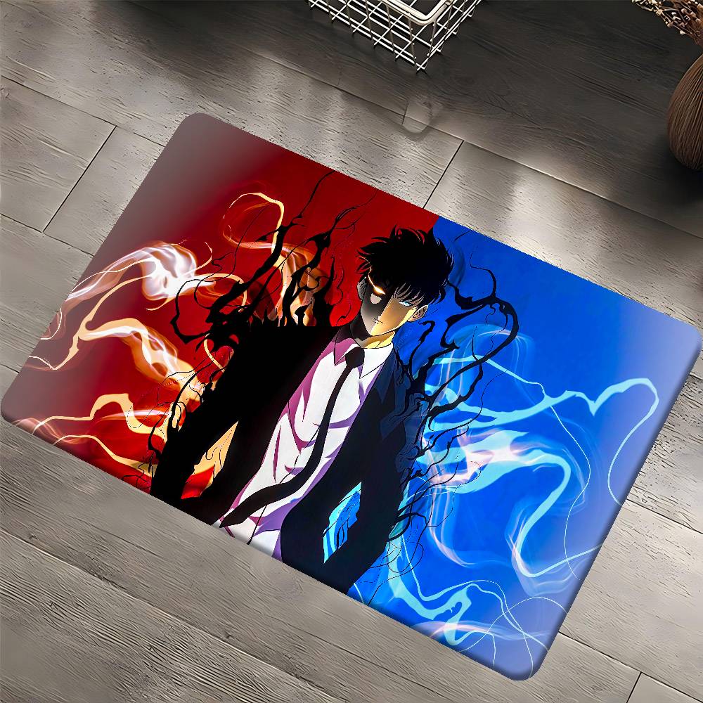 S-Solo Leveling Floor Mat Retro Multiple Choice Living Room Kitchen Rug Non-Slip Modern Home Decor