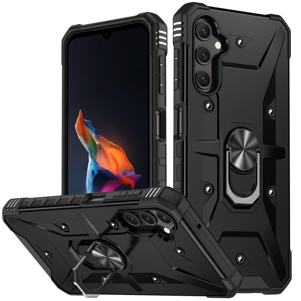 Suitable for Samsung S24ultra Mobile Phone Case S23ultra Two  In One S22 Ring Bracket A15 Protective Case