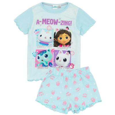 GabbyÂ´s Dollhouse Girls A Meow Zing Short Pajama Set