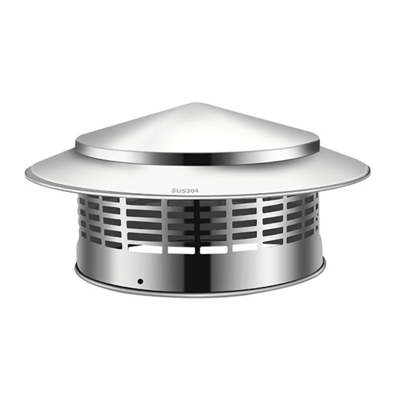 

Round Chimney Caps Stainless Steel Exhaust Caps Round Roof Chimney Cover Rain Caps Stove Pipe Chimney Caps Easy to Install