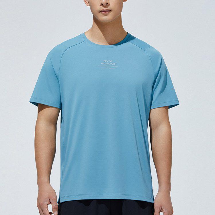 Anta T Shirt Men's Sky Smoke Blue 952325103-4
