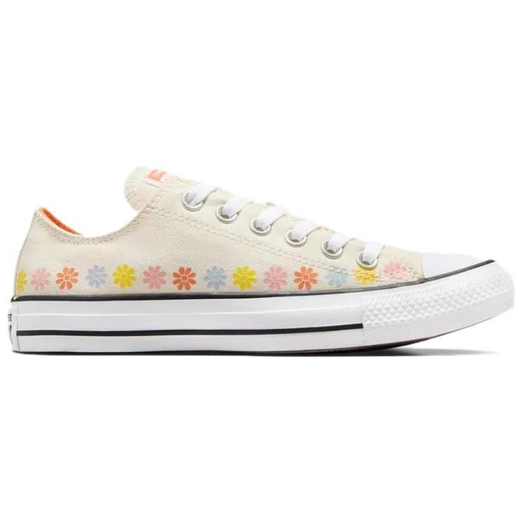 Converse Chuck Taylor All Star Abrasion Resistant Breathable Low top Canvas Shoes Women's Beige A08107C
