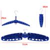 B62215 Diving Folding Suit Hanger Holding BCD Multi-Purpose Snorkeling Wetsuit & Drysuit Outdoor Travel Swimming Coat Hook  Black / Blue