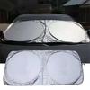 Silver Car Windshield Sunshade Auto Sun Shade Foldable Universal Windsceen Sun Block Cloth Car Front Window Cover Accessories