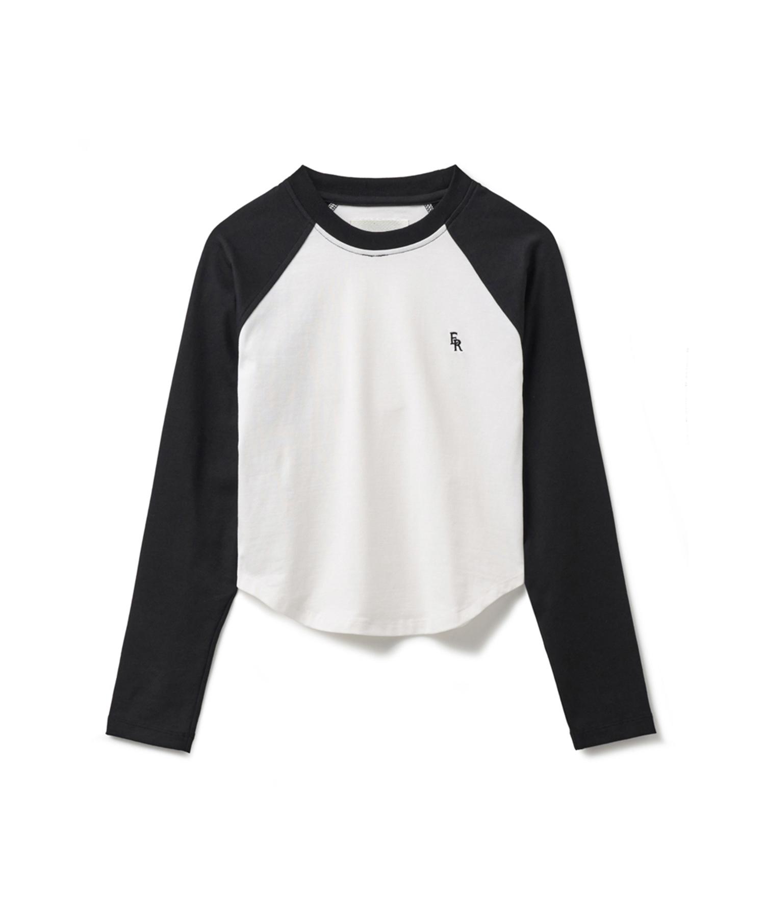 Er Er Embroidered Logo Raglan T-Shirt Black Black/1