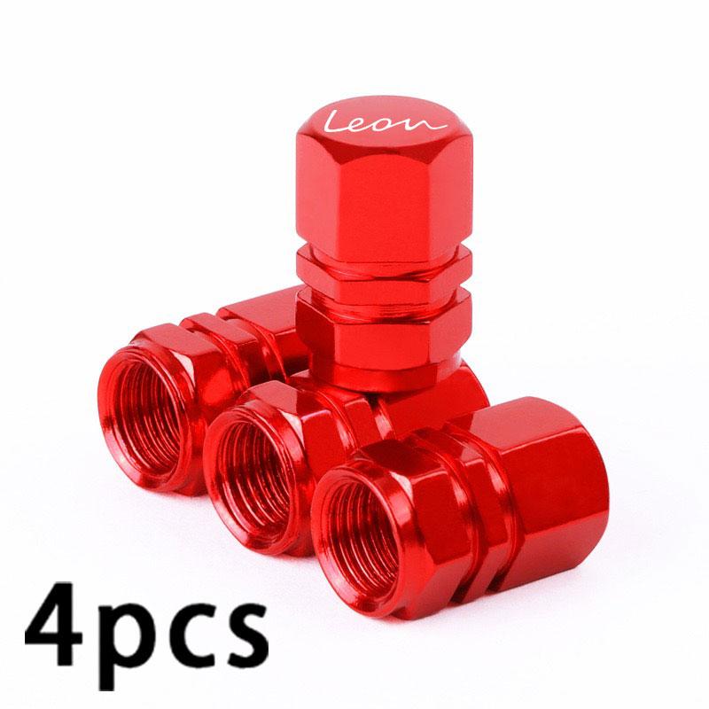 Car Wheel Tire Valve Caps Tyre Stem Covers Airdust Waterproof For Seat leon mk3 mk2 5f mk1 fr 1p 2 TARRAC