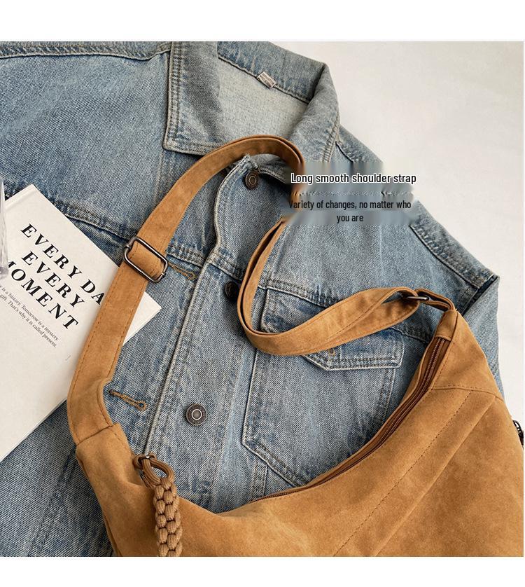 Autumn & Winter Korean Style Versatile Tote Bag - Trendy Large Capacity Dumpling Crossbody Shoulder Bag