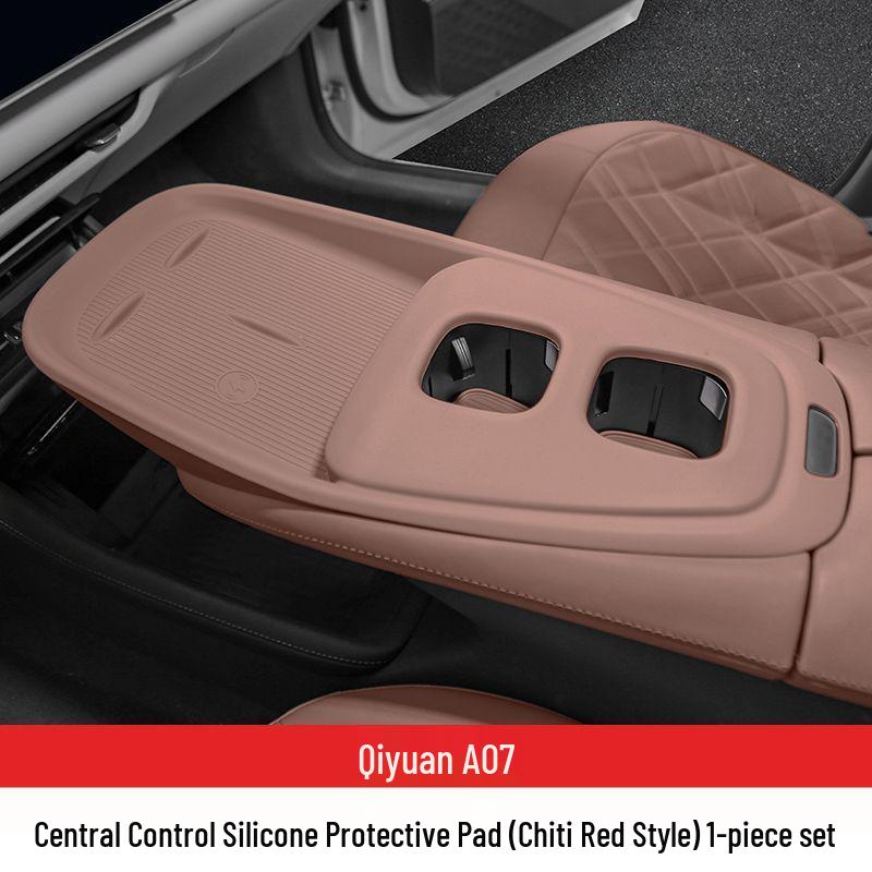 Silicone Anti-Slip Mat for Gear Shift and Water Cup Holder - Fits 23-25 Changan Qiyuan A07