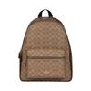 COACH Charlie 30 Daily Versatile Commuting Large Capacity Backpack Brand Classic Presbyopia Coated Canvas Backpack Large Size Women's Light Brown