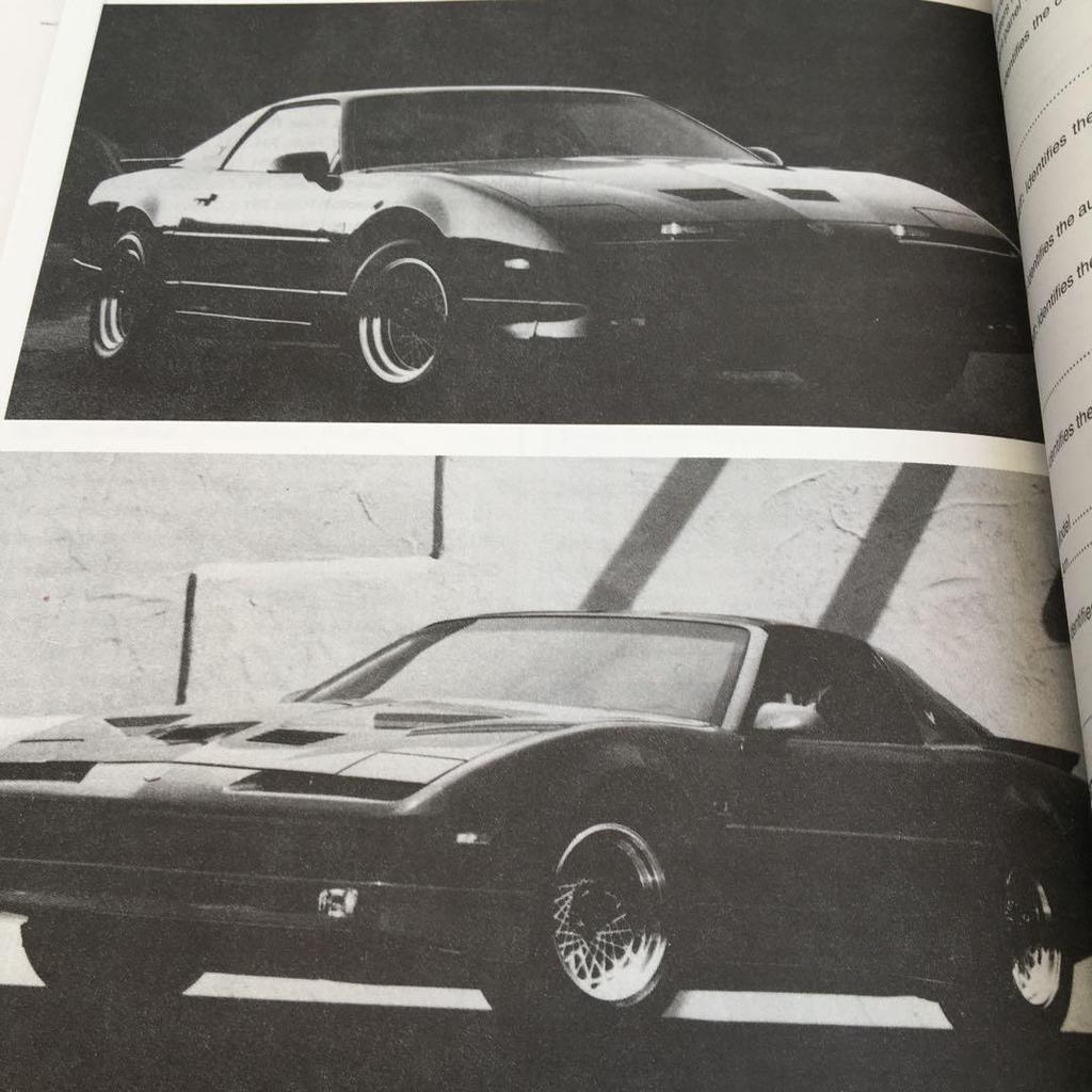 [USED] Firebird Car Catalog Foreign Books