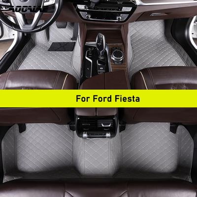 Car Floor Mats For Ford Fiesta Auto Carpets Foot Coche Accessorie