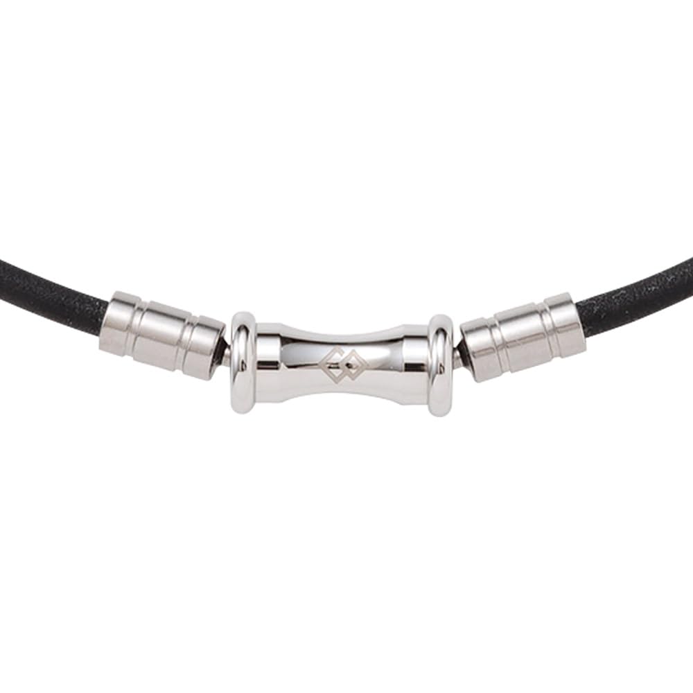 Colantotte Magnetic Necklace TAO Slim RAFFI mini Silver LL size (Silver, (51cm))