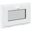Basement Window RISOR 60 X 40 Cm PVC and Glass White