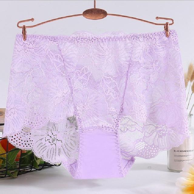 XXL Lingerie Women's Panties Womens Briefs Panty Sexy Lace Plus Size Female Underwear Big Size Lady Sexy Panty