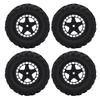 4 Pcs RC Car Tire Fit for HSP 94186 16208 16209 16210 1 14 1 16 Trucks 80mm Rubber Plastic RC Crawler Wheel