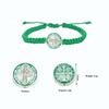 Saint Benedict Exorcism Adjustable Multicolor Woven Bracelet