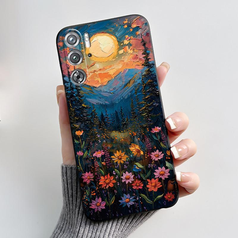 Phone Case For ZTE Nubia Red Magic Redmagic 9 9S Pro Plus 5G Case Cute Love Rabbit Protective Black matte TPU Soft Cover Casing
